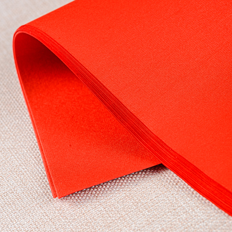 姒桀剪纸专用纸刻纸儿童手工大红纸中国风窗花纸制作宣纸双面红色a4红