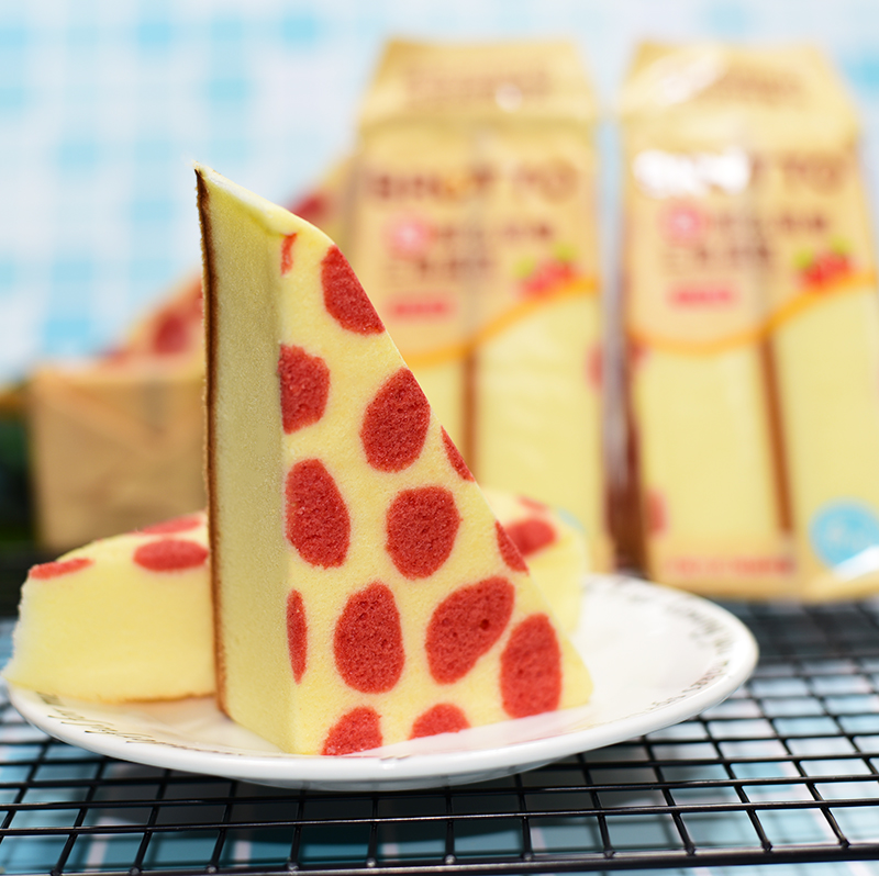 布鲁托三角蛋糕草莓味早餐面包鲜奶蛋糕点心零食品 草莓味1斤(五包)