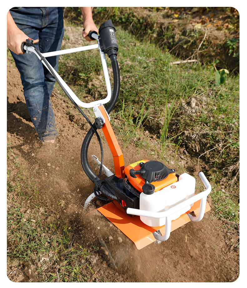家用手推式小型松土机挖土机微耕机小型开沟机锄地