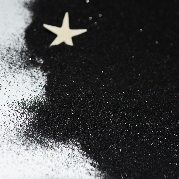 石英砂每份斤天然细黑沙黑色石英沙子微景观园艺地台婚礼装饰布景白色