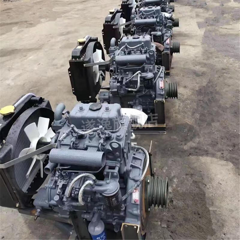 2115双缸力佳2110常柴全柴2105江动柴油发动机总成 蓝色【图片 价格