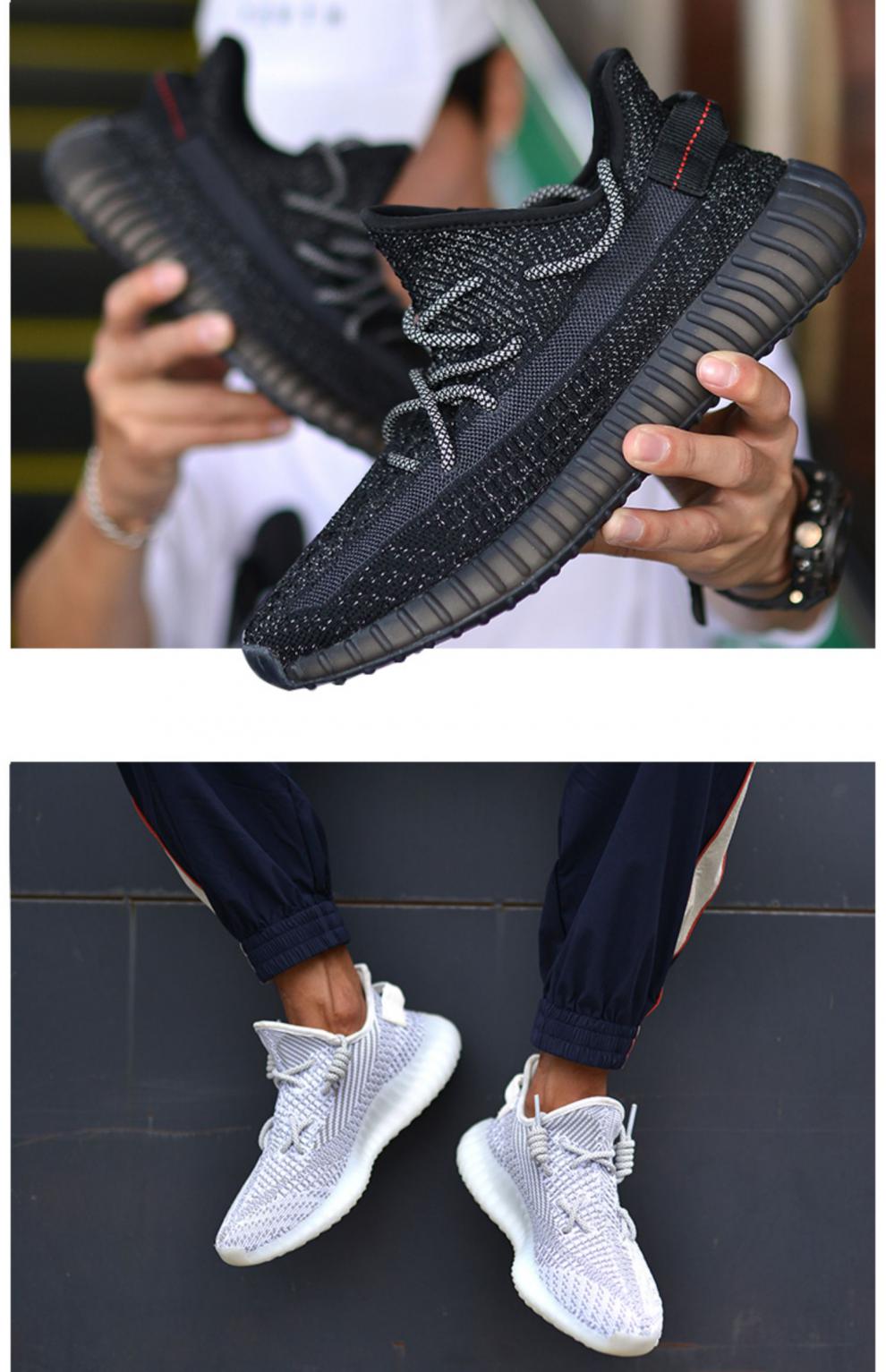 商场同款yezi黄斑马正版满天星椰子鞋350灰橘新灰橙白斑马莆田鞋男m