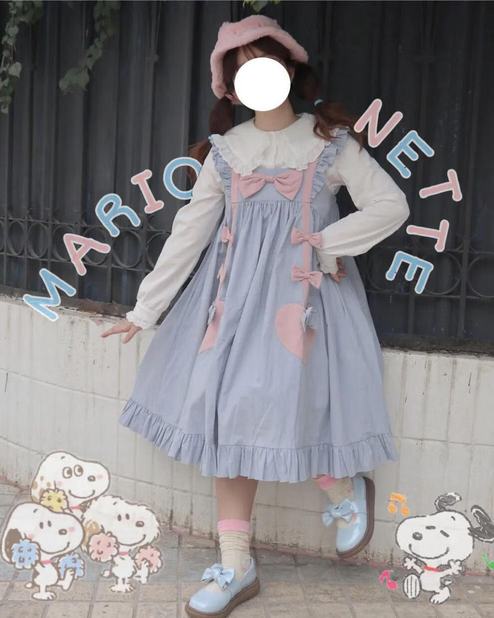 中芳韵lolita连衣裙2022春秋日系轻lo裙日常op软妹可爱洛丽塔少女背心