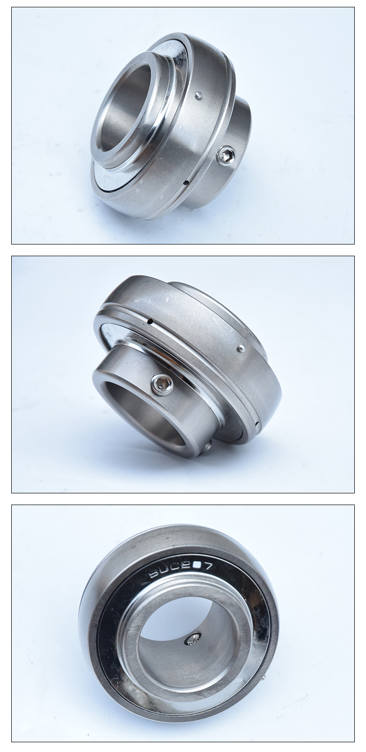 不锈钢外球面轴承suc201202203204205206207208209211suc201内孔12mm