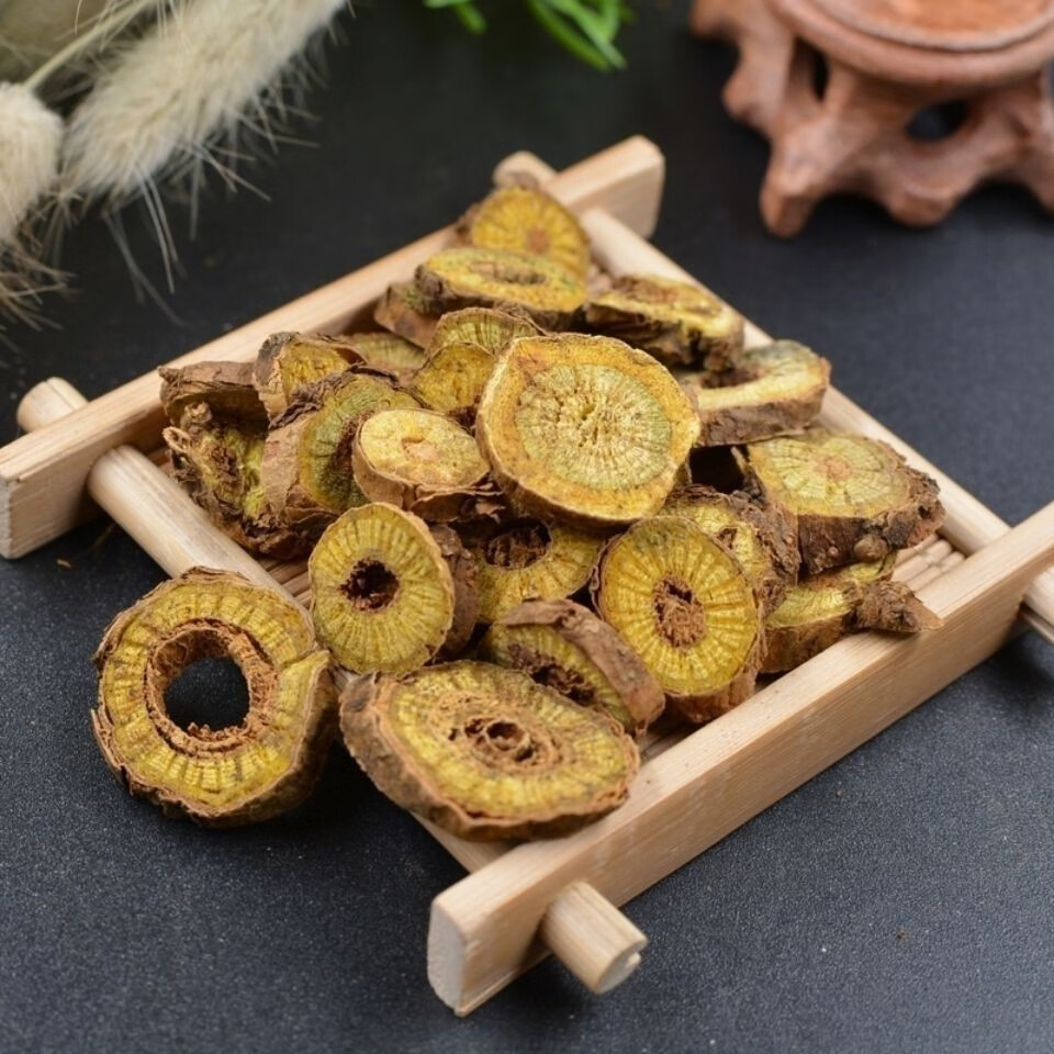 枯黄芩中药原材枯芩黄芩野外生苦芩黄芩粉山茶根100/500克伊梵麦 1000