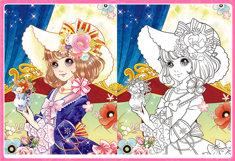 全6册公主炫彩涂色画23456岁宝宝幼儿园涂色本小中班绘画教材教辅78岁