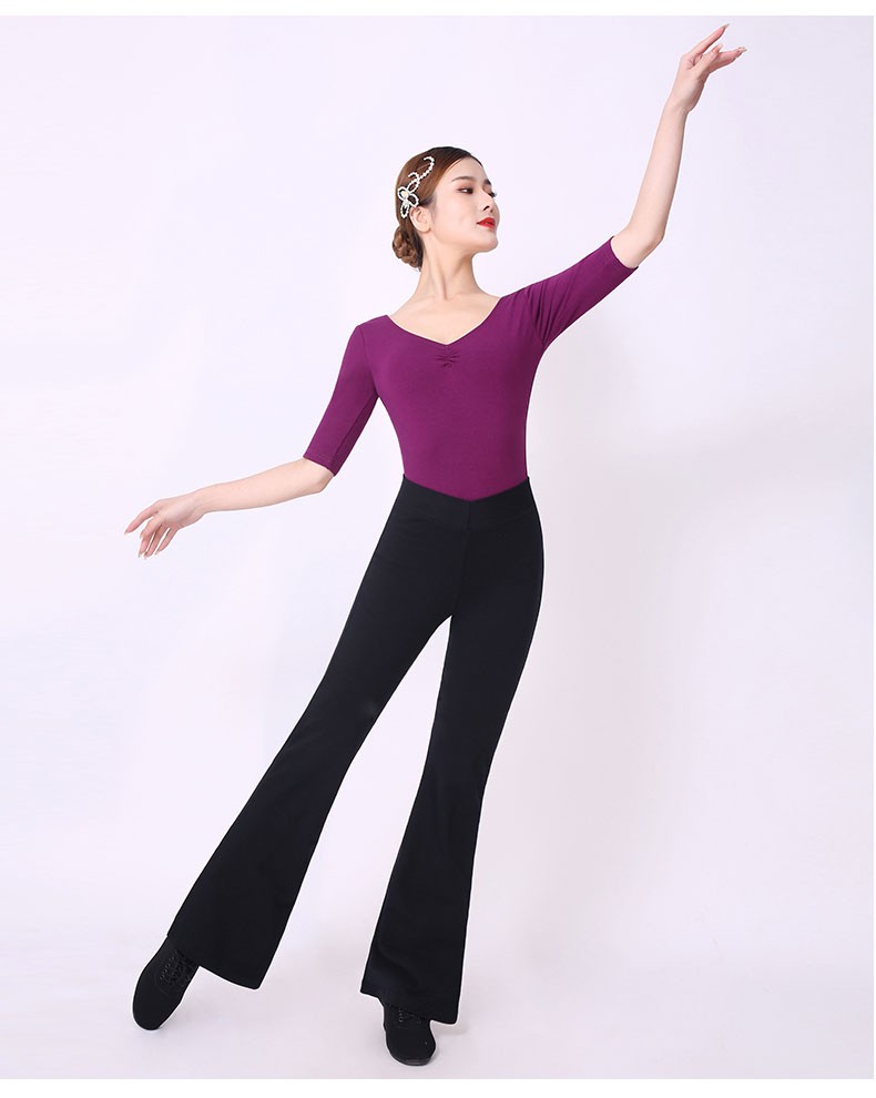 丹宝罗(doubl)形体训练服套装现代舞型体练功服舞蹈服走秀优雅礼仪课