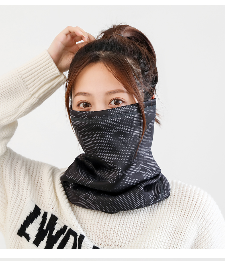 运动头戴汗巾 夏季防晒脖套骑行头套男钓鱼运动面巾围脖魔术头巾冰丝