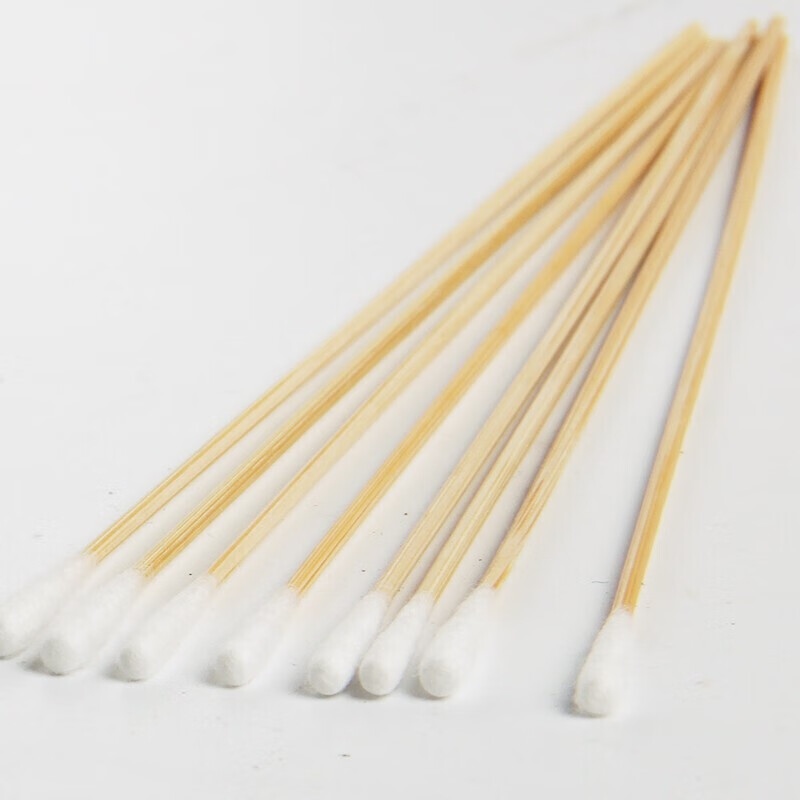 jd健康医用一次性棉签妇科大棉签耳鼻喉细棉签家用脱脂棉棒单头消毒