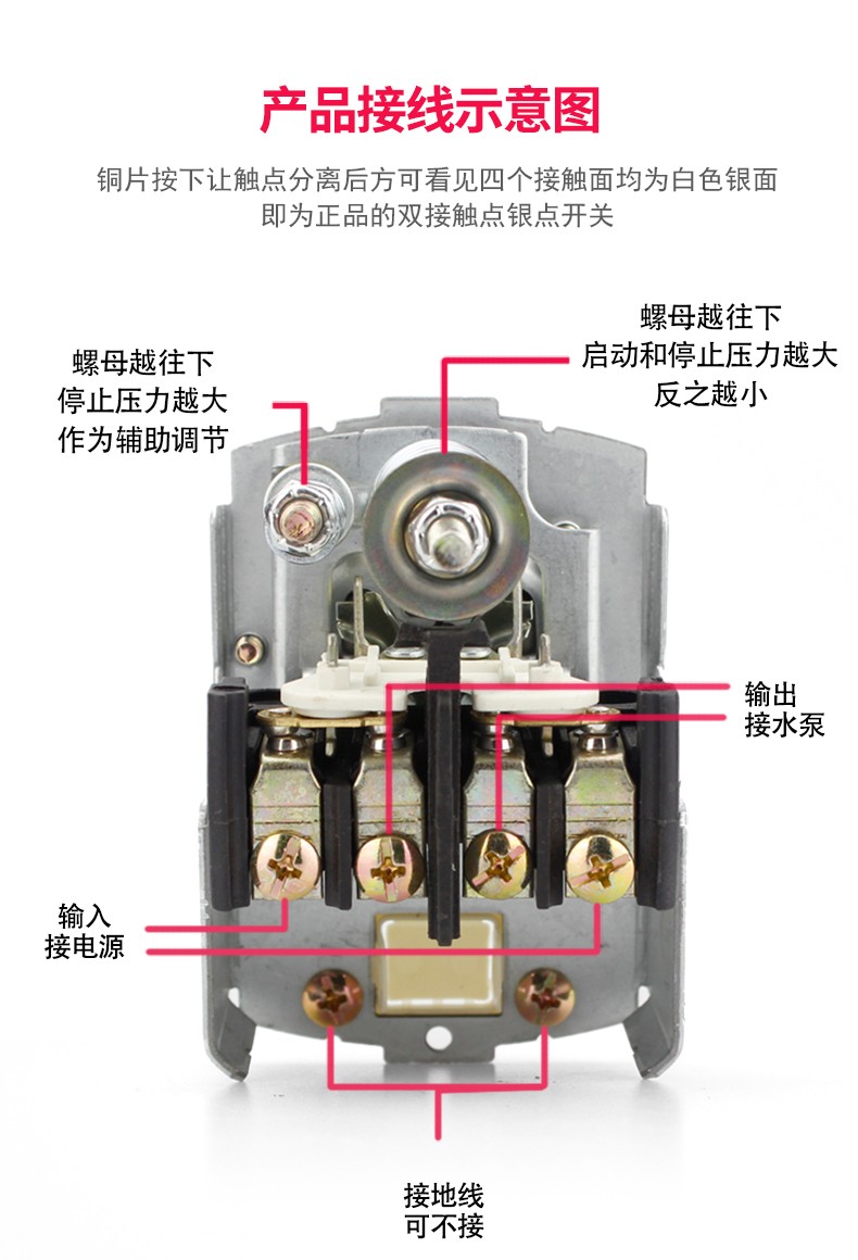 自吸泵怎么调压力图解图片