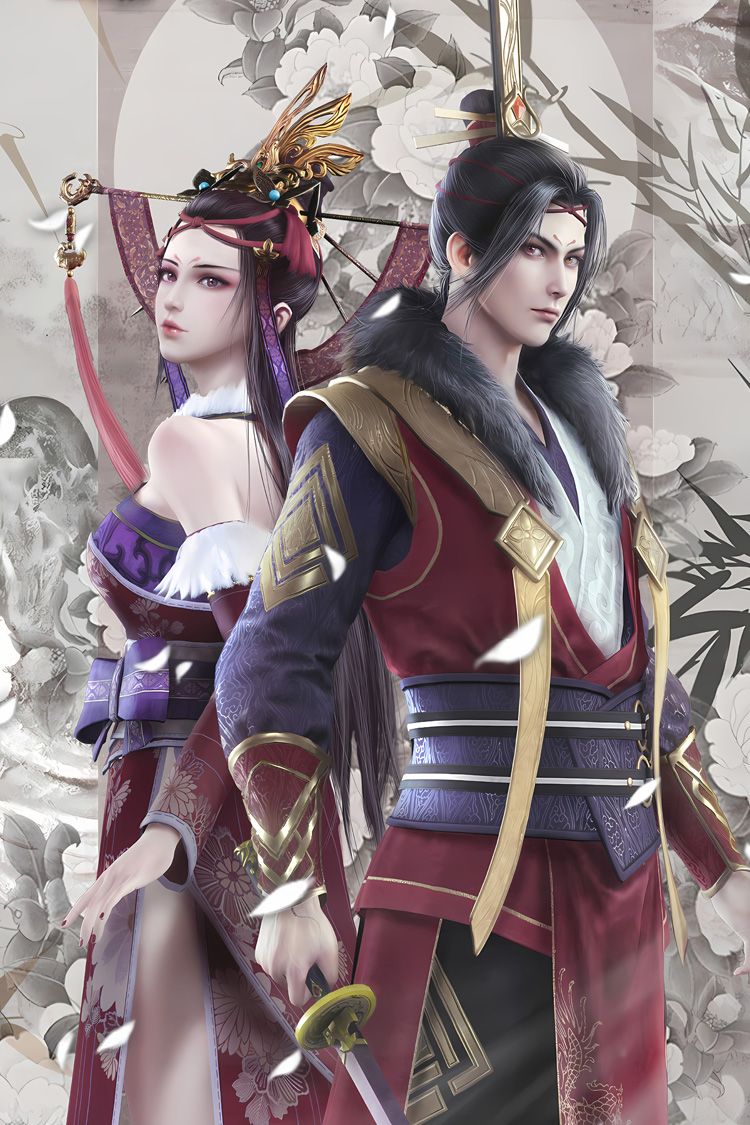 不良人海报 画江湖之不良人海报定制壁纸挂画女帝姬如雪陆林轩蚩梦