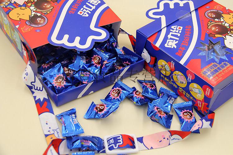 奥力给跳跳糖麦丽素纯可可脂儿童休闲零食糖果夹心巧克力豆新年礼物1