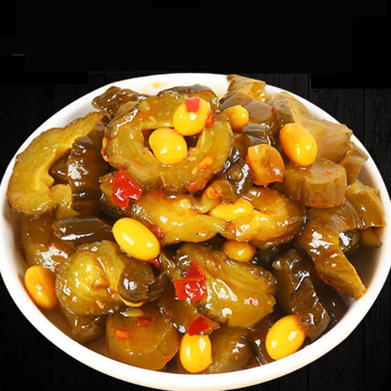 腌黄瓜农家手工自制酱黄瓜酱菜腌制酱瓜条下饭菜咸菜10袋香脆黄瓜每袋