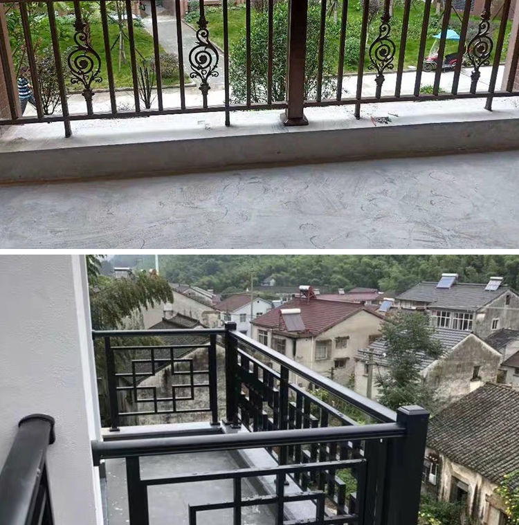 围墙护栏阳台护栏铝合金别墅防护栏露台围栏家用铝艺围墙栅栏小区室外