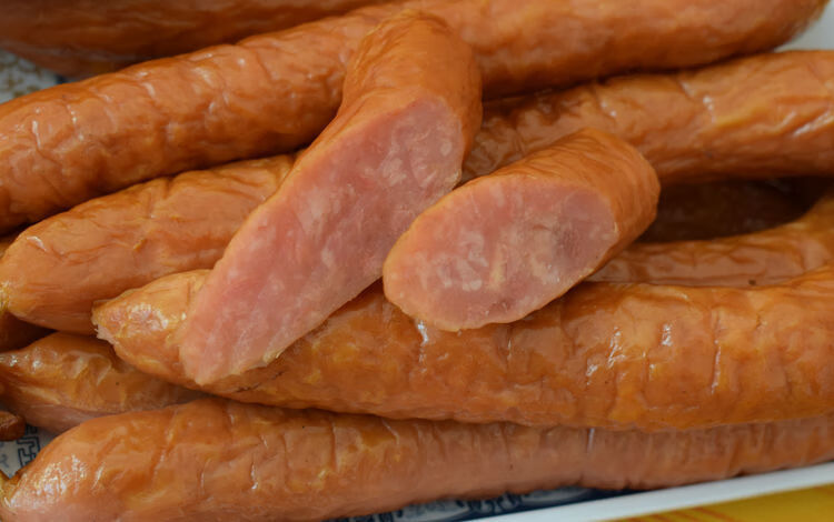 河北沧州肃宁窝北沃北特产手掰肠脆皮肉粉肠香油熏肠果树香肠 2斤装(5