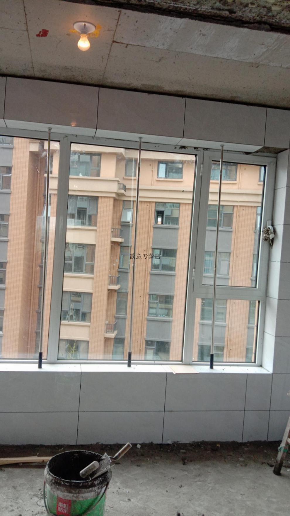 瓷砖顶高伸缩杆顶高器瓦工泥工工具新型神器可顶杆二代28米三节一根