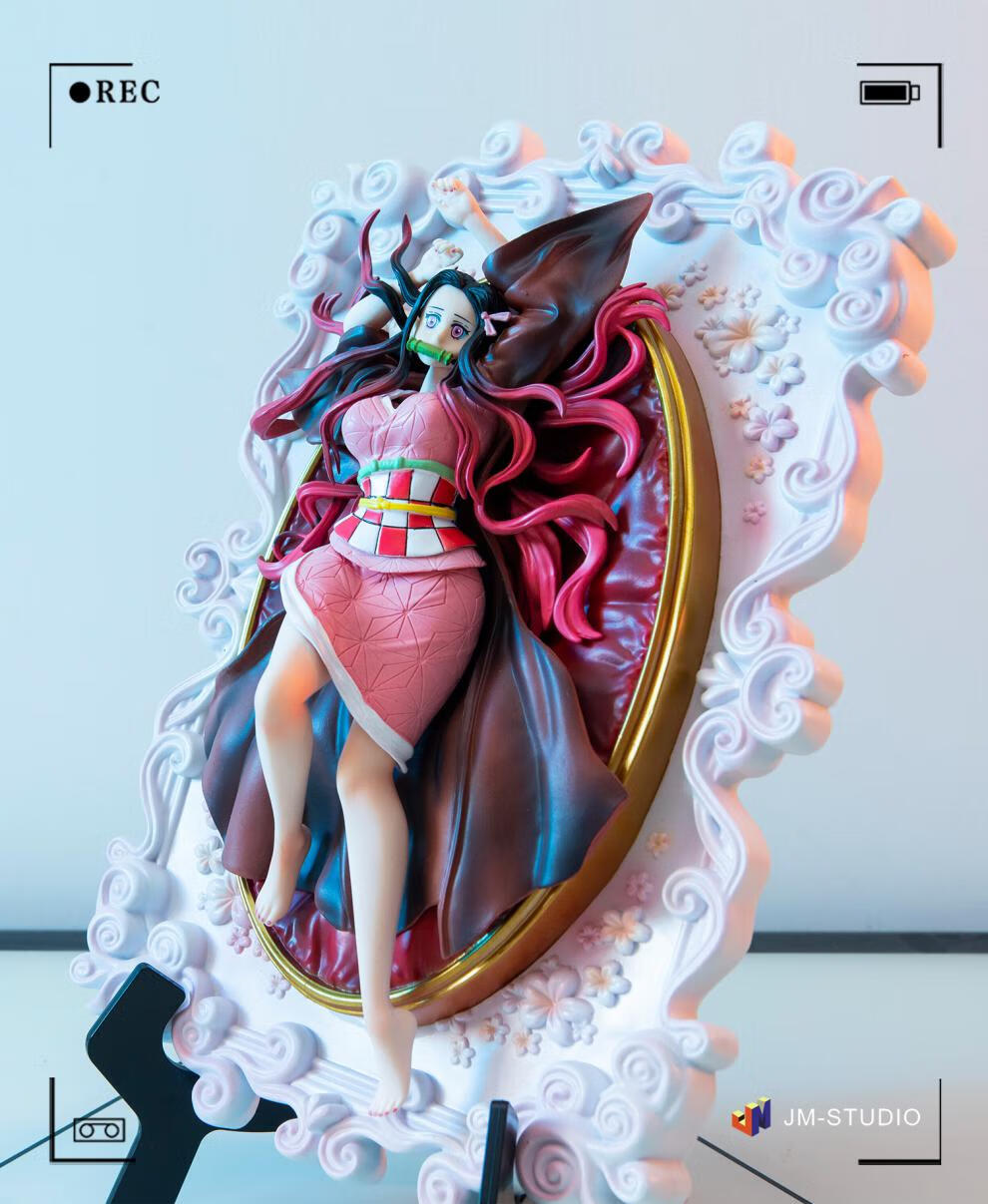 鬼灭之刃手办gk 灶门祢豆子 蝴蝶忍睡衣立体相框手办模型桌面摆件生日