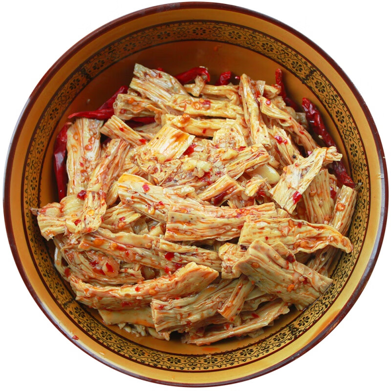 【香辣腐竹】麻辣豆笋豆干休闲熟食即食零食卤味 香辣腐竹(浓浓蒜香)