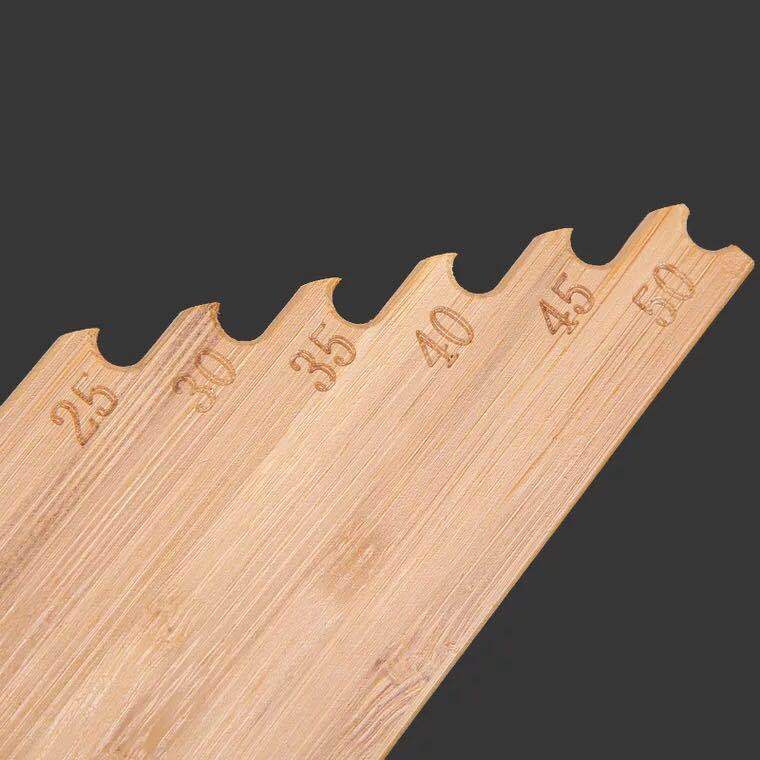 尺量线板挂子线板量线尺鱼线板缠线板多功能打结鱼勾距尺渔具25cm50cm