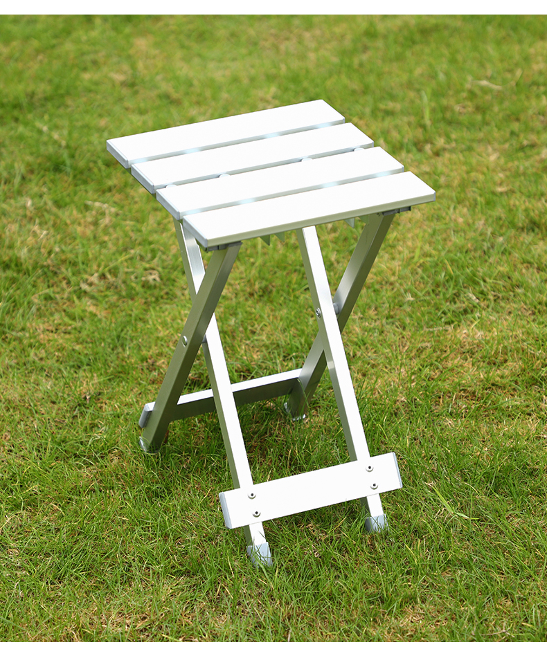 铝合金折叠凳小凳子可收折叠方凳户外休闲凳户外家用钓鱼凳铝凳