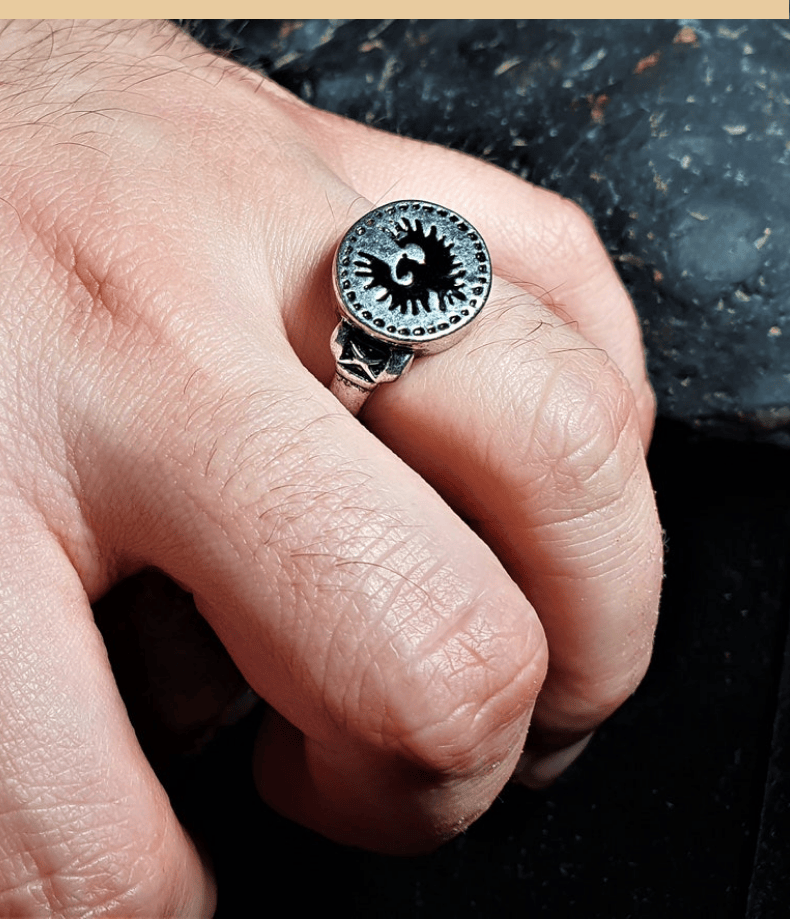 艾尔登法环周边黑暗之魂原戒学者戒指游戏周边饰品传火克苏鲁黑暗朋克