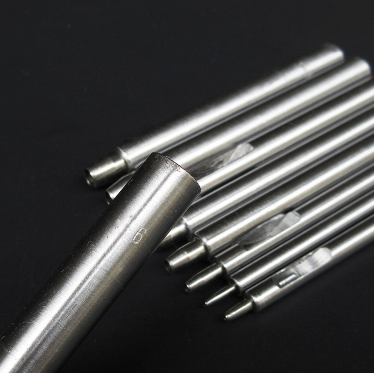 冲子圆冲打眼工具开孔器直口气眼冲子diy皮革皮带腰带表带打孔器35