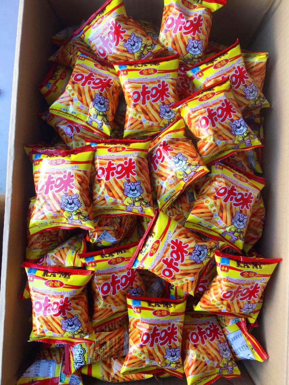 憨牛 天津全味大蟹酥散装500g称重爽爽蟹味咪虾条膨化零食小吃不贵 大