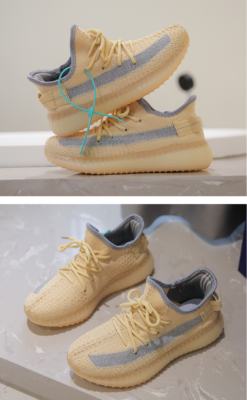 椰子鞋男鞋新款时尚透气运动休闲鞋潮鞋跑步鞋黄色42