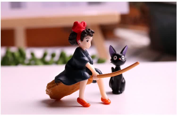 宫崎骏手办宫崎骏系列动漫魔女宅急便玩偶公仔女生摆件小饰品少女心