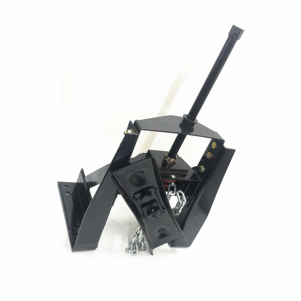 货车备胎升降器架子半挂车轮胎支架汽车备胎架升降器总成摇把摇杆 侧