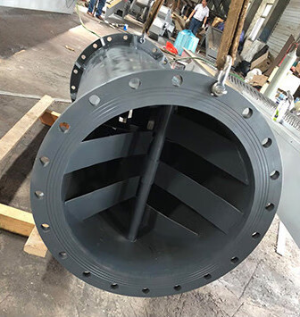 pvcpp静态管道混合器玻璃钢药液装置不锈钢材质dn2025405065upvc管道