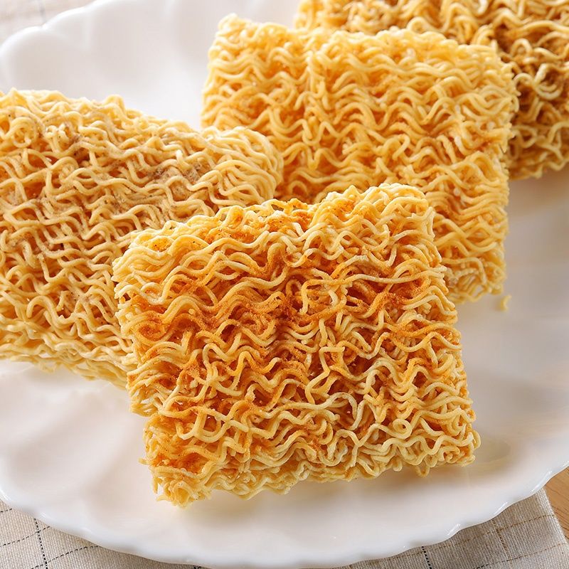 掌心脆干脆面掌心面干吃面点心面充饥方便面干脆网红零食整箱批发 葱