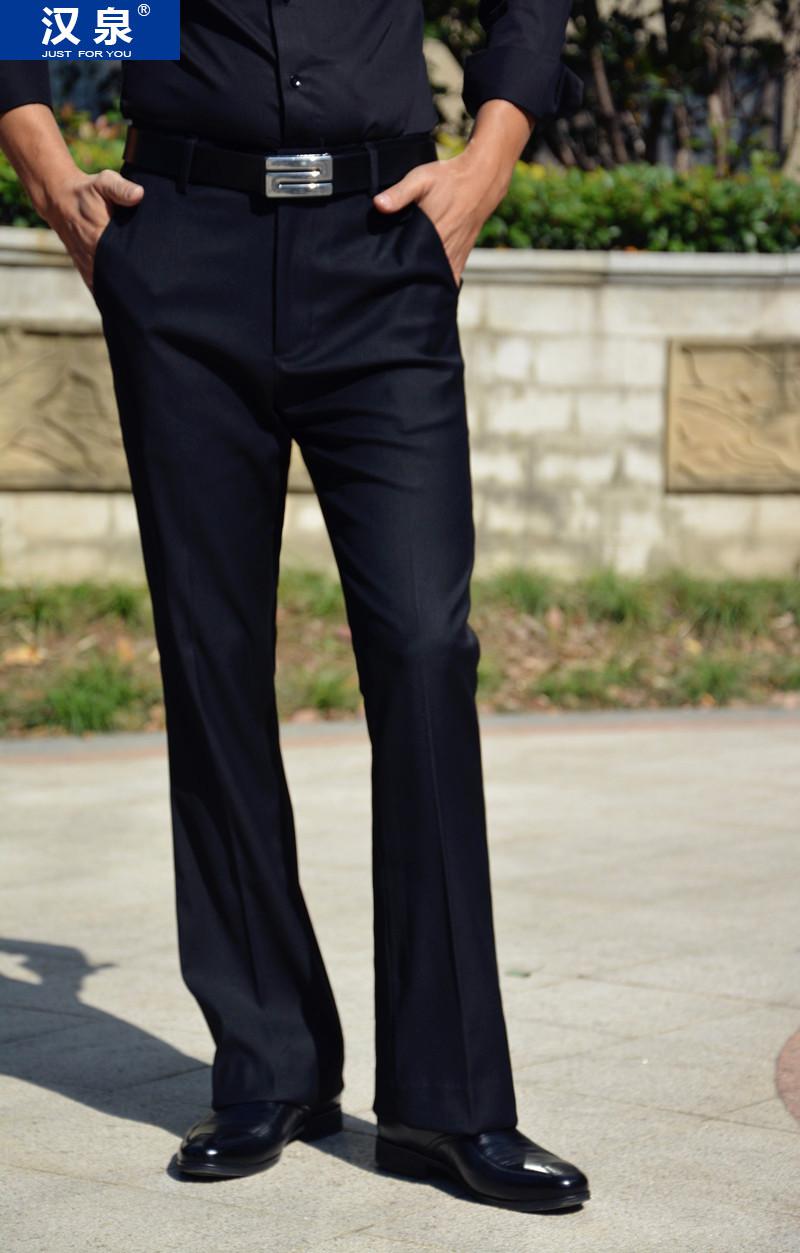 男仕微小微型喇叭库大脚库子 新品微弹面料男士喇叭裤时尚休闲免烫