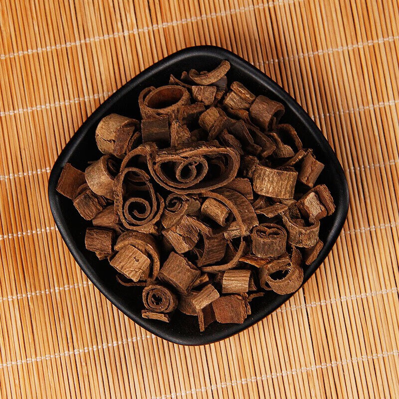 北京同仁堂姜厚朴药材 古法姜制厚朴炙厚朴姜朴刮粗皮厚朴500克【图片