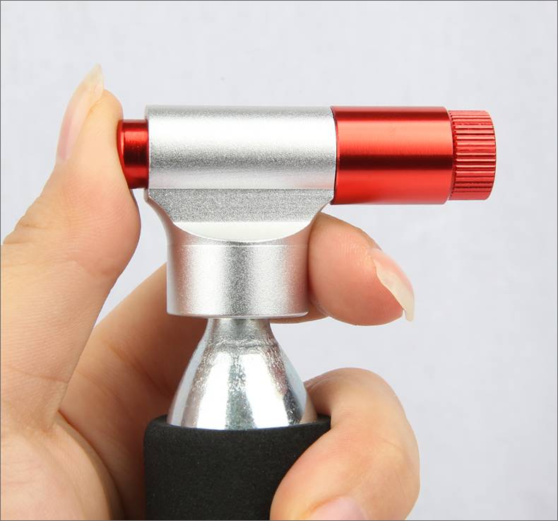 自行车气瓶 stout自行车快速充气嘴公路车山地车打气筒便携式co2充气