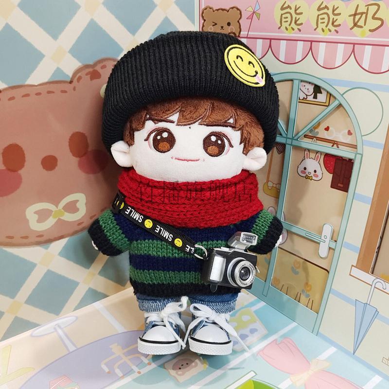 易烊千玺棉花娃娃周边tfboys易烊千玺娃娃公仔宝宝20cm毛绒玩具玩偶