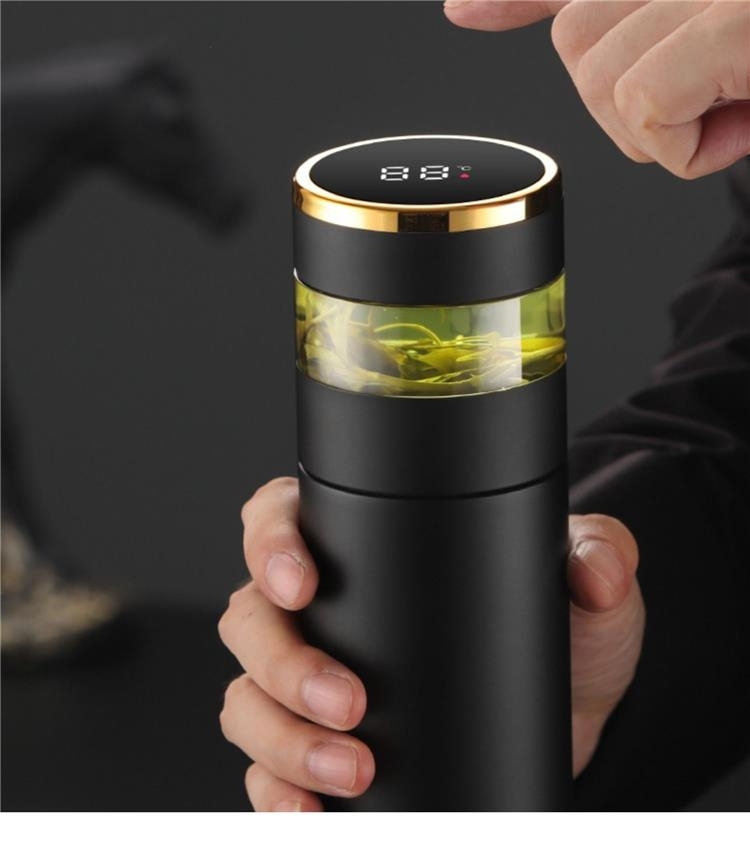 etronsportback进口新能源suv车载保温杯茶水杯智能定制奥迪绅士黑