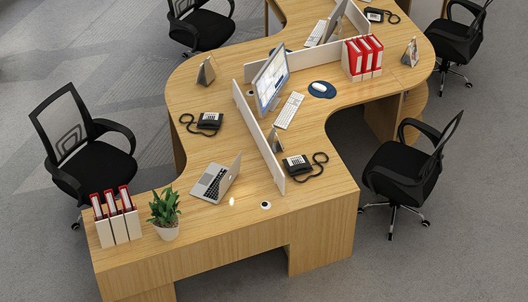 弗纳斯特现货创意职员办公桌椅组合办公家具员工桌屏风工作位工位卡座