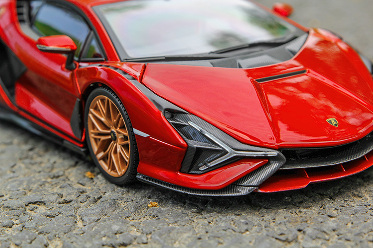 比美高1:18兰博基尼闪电sian fkp37超跑汽车模型合金仿真收藏礼物