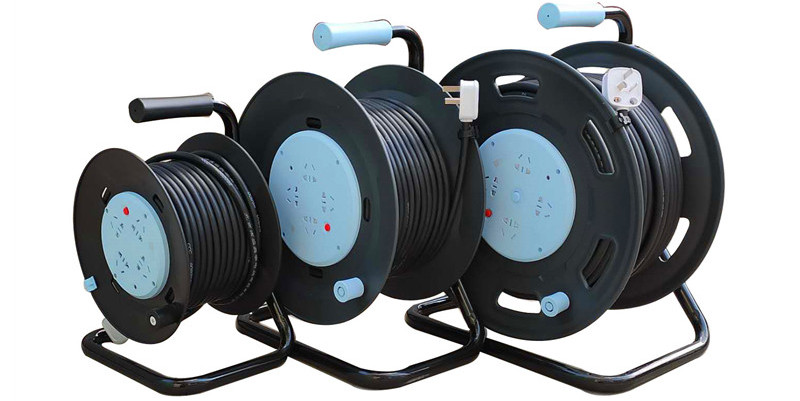 线盘插座移动摔电缆盘电线卷线盘带漏电源线轴空盘30米50米公牛806dn