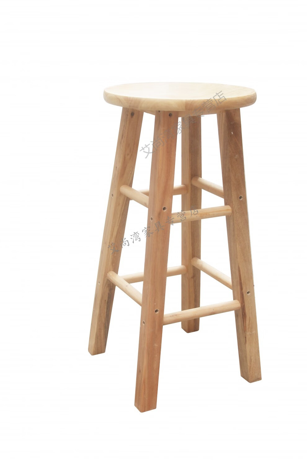 高凳板凳圆凳酒吧凳板凳花架凳子茶几凳实木吉他凳高梯凳餐椅定制d