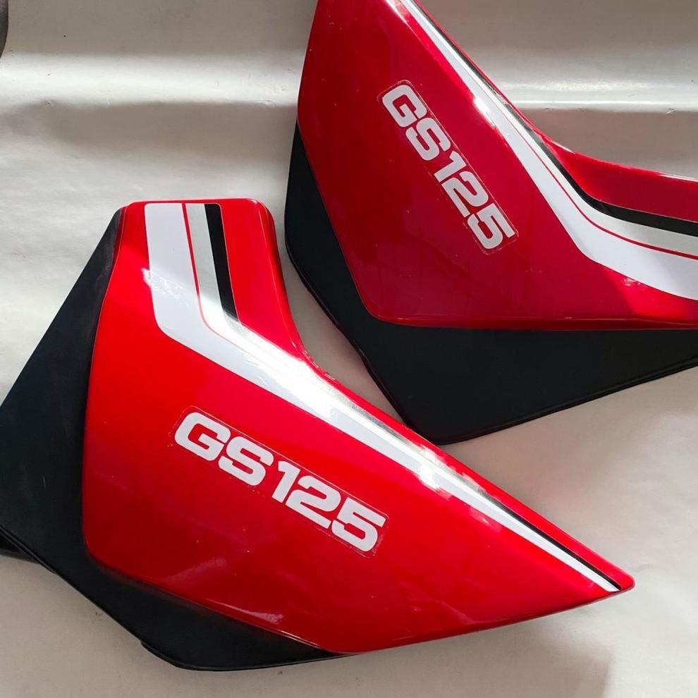 老铃木铃木王gs125边盖侧盖左右护板电池护盖摩托车配件咨询下单左边