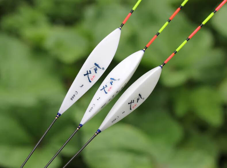 灵敏高级鲫鱼漂华幻红黄尾2号吃铅1点68g鲫鱼小混养浮漂三菱形抗走水