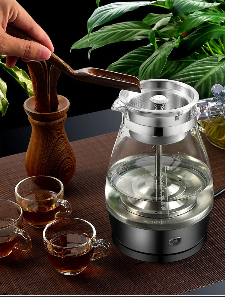 黑茶煮茶器普洱蒸茶壶多功能玻璃蒸茶器养生壶全自动蒸汽电煮茶壶煮茶