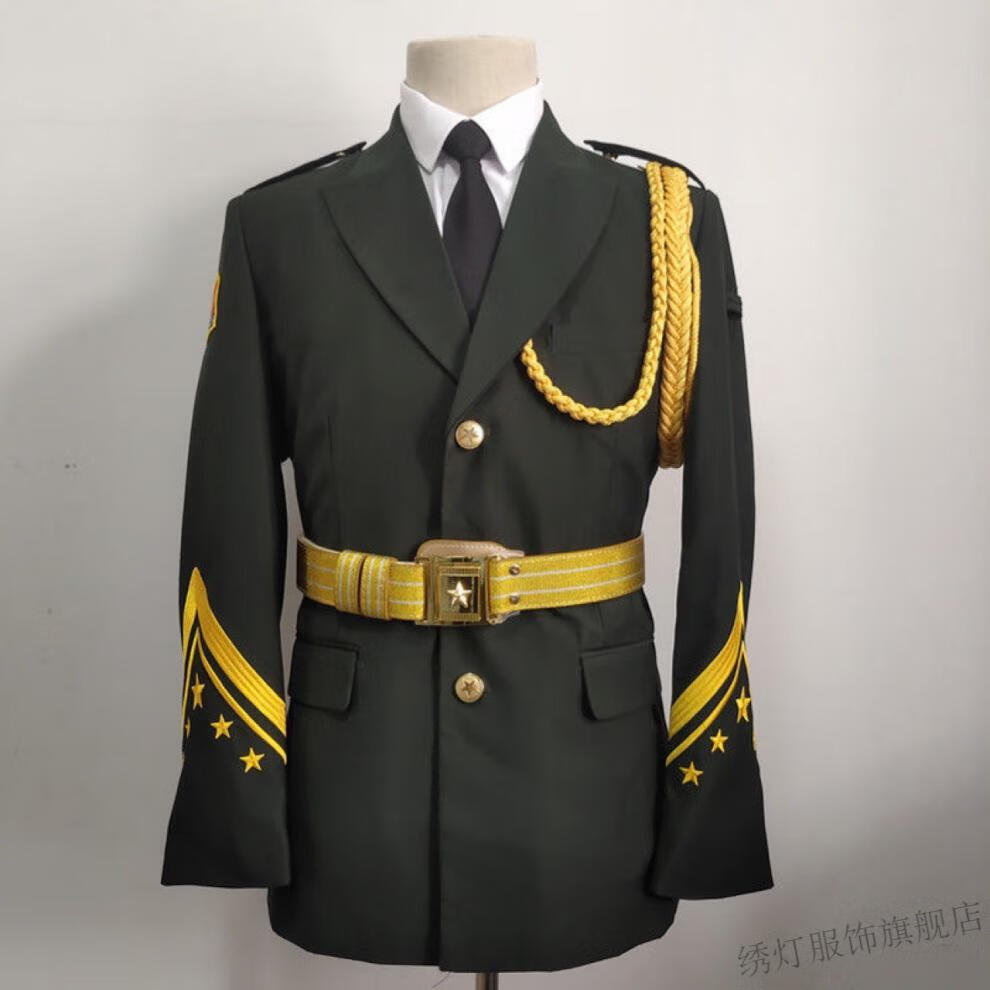 国旗护卫队礼服中学生升旗手服装升旗仪式护旗手广东仪仗队班乐队合唱