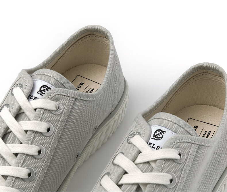 excelsior韩国饼干鞋女春秋运动休闲鞋韩版潮流ins百搭低帮帆布鞋