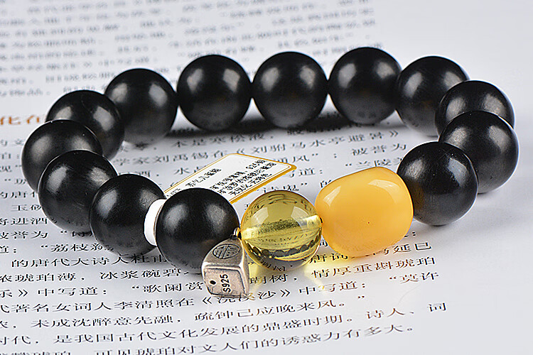 原矿14mm 煤精蜜蜡手串【图片 价格 品牌 报价】-京东