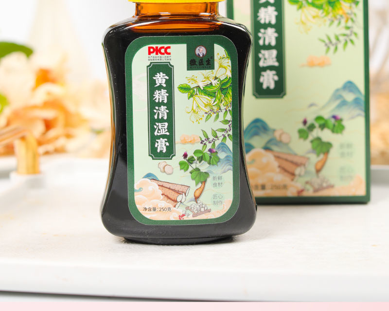 湿膏搭茯湿去除体内湿气重薏仁茯苓薏湿膏250g黄精膏3瓶