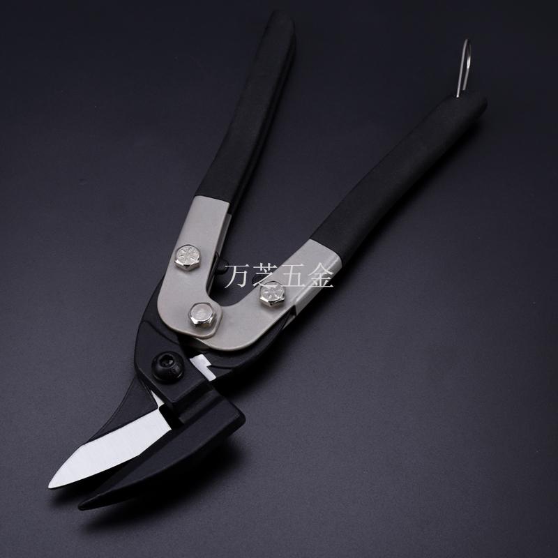 工业强力轻钢龙骨剪彩钢瓦厚铁丝网铁皮不锈钢板铝扣板的剪刀定制直线