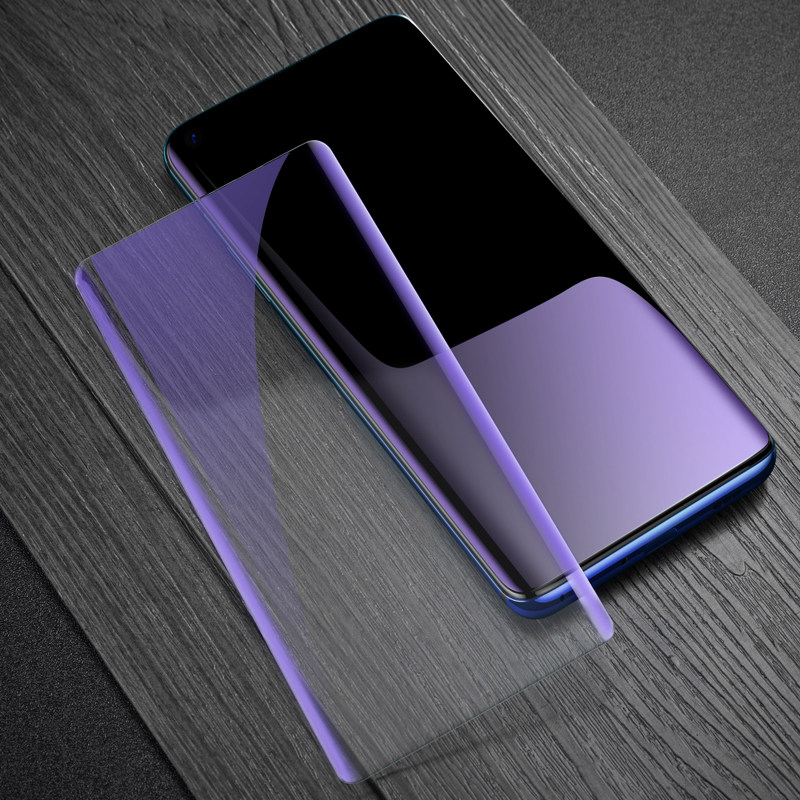 reno3pro防窥钢化膜uv曲面全屏5g保护隐私防偷看高清抗蓝光防摔手机膜